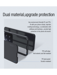 Nillkin Super Frosted PRO Magnetic Back Cover för Xiaomi 14 Black