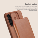 Nillkin Qin Book PRO Fodral till Samsung Galaxy A55 5G Röd