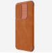 Nillkin Qin Book PRO-fodral till Samsung Galaxy A55 5G Brun