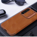 Nillkin Qin Book PRO-fodral till Samsung Galaxy A55 5G Brun