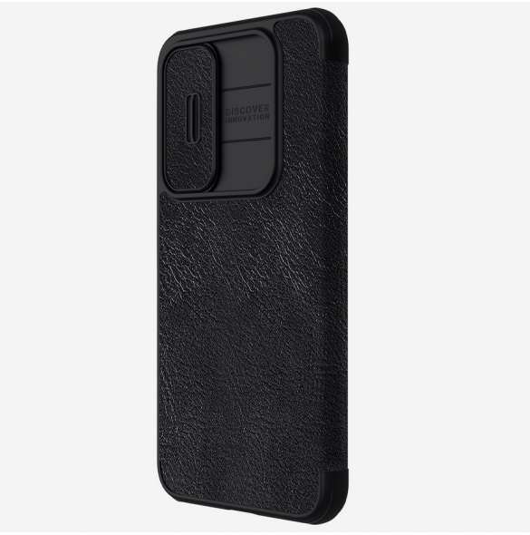 Nillkin Qin Book PRO Fodral till Samsung Galaxy A55 5G Svart