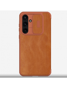 Nillkin Qin Book PRO-fodral till Samsung Galaxy A35 5G Brun
