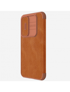 Nillkin Qin Book PRO-fodral till Samsung Galaxy A35 5G Brun