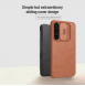 Nillkin Qin Book PRO-fodral till Samsung Galaxy A35 5G Brun