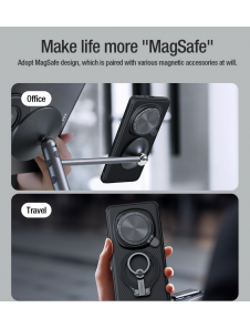 Nillkin CamShield Prop Magnetic Case för Honor Magic 6 Pro Black