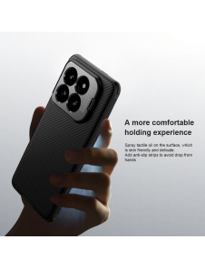 Nillkin CamShield Prop Kamera-Visbart magnetfodral för Xiaomi 14 Black