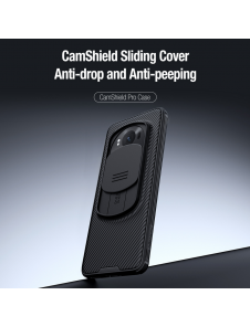 Nillkin CamShield PRO Hard Case för Honor Magic 6 Pro Black