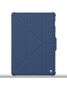 Nillkin Bumper PRO Protective Stand Case Multi-angle för Samsung Galaxy Tab S9 FE+ Sapphire Blue