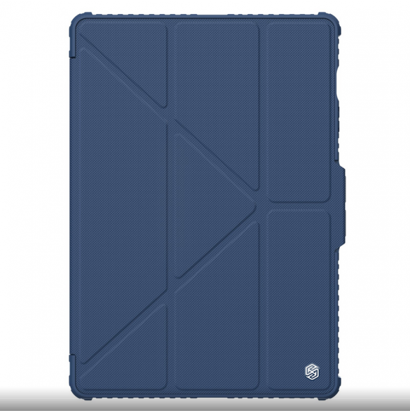 Nillkin Bumper PRO Protective Stand Case Multi-angle för Samsung Galaxy Tab S9 FE+ Sapphire Blue