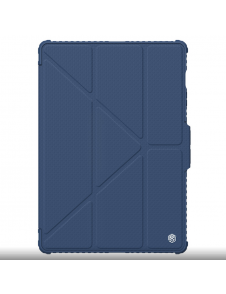 Nillkin Bumper PRO Protective Stand Case Multi-angle för Samsung Galaxy Tab S9 FE+ Sapphire Blue