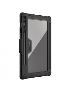 Nillkin Bumper PRO Protective Stand Case Multi-angle för Samsung Galaxy Tab S9 FE+ Svart