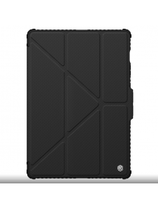 Nillkin Bumper PRO Protective Stand Case Multi-angle för Samsung Galaxy Tab S9 FE+ Svart