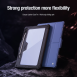 Nillkin Bumper PRO Protective Stand Case Multi-angle för Samsung Galaxy Tab S9 FE+ Svart