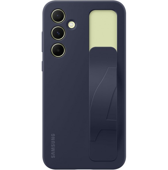 EF-GA556TBE Samsung Standing Grip Cover för Galaxy A55 5G Svart