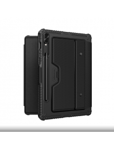 Nillkin Bumper Combo tangentbordsfodral (bakgrundsbelyst version) för Samsung Tab S9+ Svart