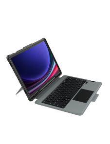 Nillkin Bumper Combo tangentbordsfodral (bakgrundsbelyst version) för Samsung Tab S9+ Svart