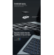 Nillkin Bumper Combo tangentbordsfodral (bakgrundsbelyst version) för Samsung Tab S9+ Svart