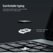 Nillkin Bumper Combo tangentbordsfodral (bakgrundsbelyst version) för Samsung Tab S9 Svart