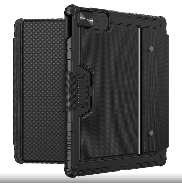 Nillkin Bumper Combo tangentbordsfodral (bakgrundsbelyst version) för iPad 12.9 Pro 2020/2021/2022 Svart