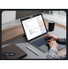 Nillkin Bumper Combo tangentbordsfodral (bakgrundsbelyst version) för iPad 12.9 Pro 2020/2021/2022 Svart