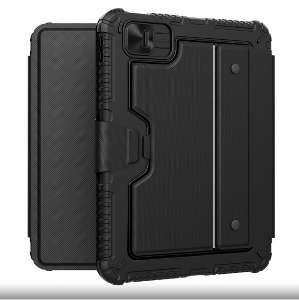 Nillkin Bumper Combo tangentbordsfodral (bakgrundsbelyst version) för iPad 10.9 2022 Svart