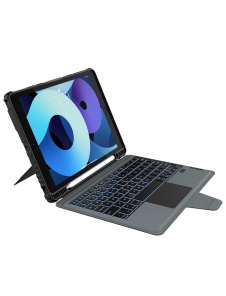 Nillkin Bumper Combo tangentbordsfodral (bakgrundsbelyst version) för iPad 10.2 2019/2020/2021 Svart