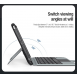 Nillkin Bumper Combo tangentbordsfodral (bakgrundsbelyst version) för iPad 10.2 2019/2020/2021 Svart