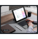 Nillkin Bumper Combo tangentbordsfodral (bakgrundsbelyst version) för iPad 10.2 2019/2020/2021 Svart