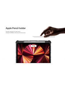Nillkin Bumper Combo tangentbordsfodral för iPad Air 10.9 2020/Air 4/Air 5/Pro 11 2020/2021/2022 Svart