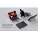 Nillkin Bumper Combo tangentbordsfodral för iPad Air 10.9 2020/Air 4/Air 5/Pro 11 2020/2021/2022 Svart