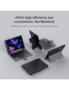 Nillkin Bumper Combo tangentbordsfodral för iPad 10.2 2019/2020/2021 Svart