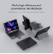Nillkin Bumper Combo tangentbordsfodral för iPad 10.2 2019/2020/2021 Svart