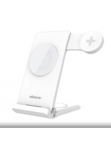 Nillkin PowerTrio 3in1 trådlös laddare MagSafe för Samsung Watch White