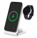Nillkin PowerTrio 3in1 trådlös laddare MagSafe för Samsung Watch White