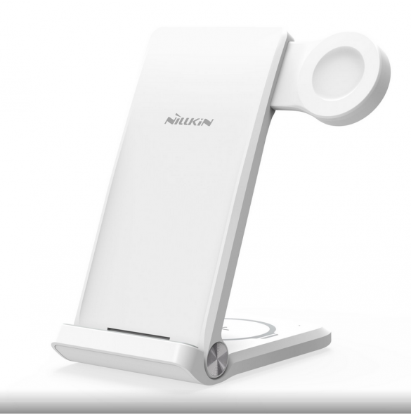 Nillkin PowerTrio 3in1 trådlös laddare för Huawei Watch White