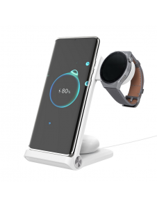 Nillkin PowerTrio 3in1 trådlös laddare för Garmin Watch White