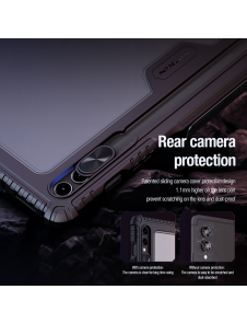 Nillkin Bumper PRO Protective Stand Case Multi-angle för Samsung Galaxy Tab S9 Ultra Black