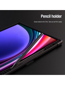 Nillkin Bumper PRO Protective Stand Case Multi-angle för Samsung Galaxy Tab S9 Ultra Black