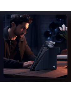 Nillkin Bumper PRO Protective Stand Case Multi-angle för Samsung Galaxy Tab S9 Ultra Black