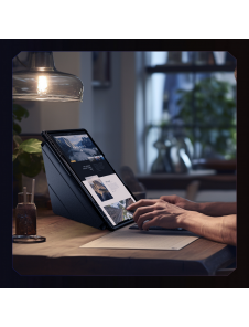 Nillkin Bumper PRO Protective Stand Case Multi-angle för Samsung Galaxy Tab S9 Ultra Sapphire Blue