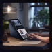 Nillkin Bumper PRO Protective Stand Case Multi-angle för Samsung Galaxy Tab S9 Ultra Sapphire Blue