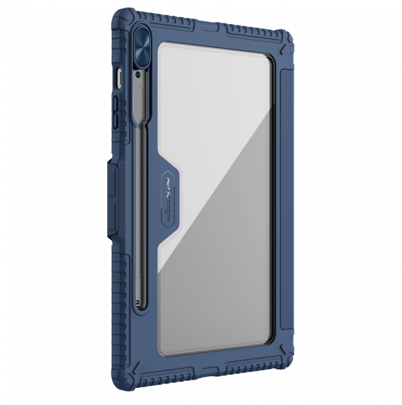 Nillkin Bumper PRO Protective Stand Case Multi-angle för Samsung Galaxy Tab S9+ Sapphire Blue