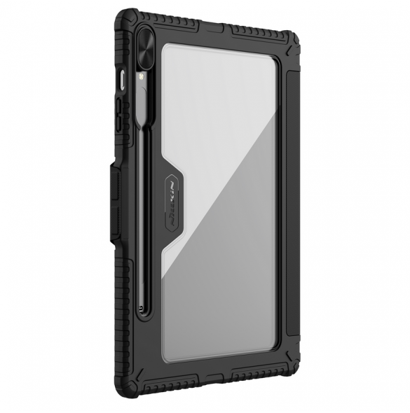 Nillkin Bumper PRO Protective Stand Case Multi-angle för Samsung Galaxy Tab S9+ Svart