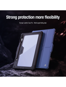 Nillkin Bumper PRO Protective Stand Case Multi-angle för Samsung Galaxy Tab S9+ Svart