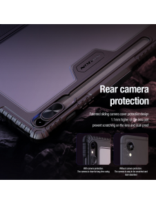 Nillkin Bumper PRO Protective Stand Case Multi-angle för Samsung Galaxy Tab S9 Svart