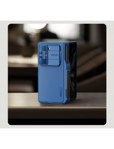 Nillkin CamShield FOLD Slot+Stand Hard Case för Samsung Galaxy Z Fold 5 Blue
