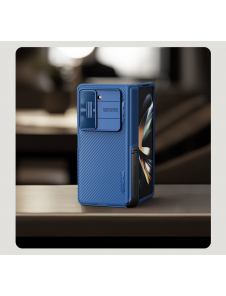 Nillkin CamShield FOLD Stand Hard Case för Samsung Galaxy Z Fold 5 Blue