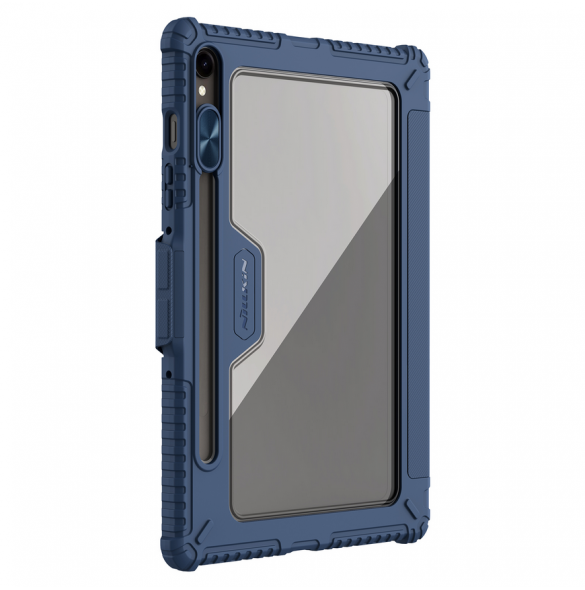 Nillkin Bumper PRO Protective Stand Case Multi-angle för Samsung Galaxy Tab S9 Sapphire Blue