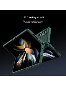 Nillkin Super Frosted FOLD Slot+Stand Back Cover for Samsung Galaxy Z Fold 4 Green