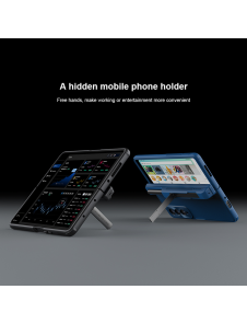 Nillkin Super Frosted FOLD Slot+Stand Back Cover for Samsung Galaxy Z Fold 4 Blue
